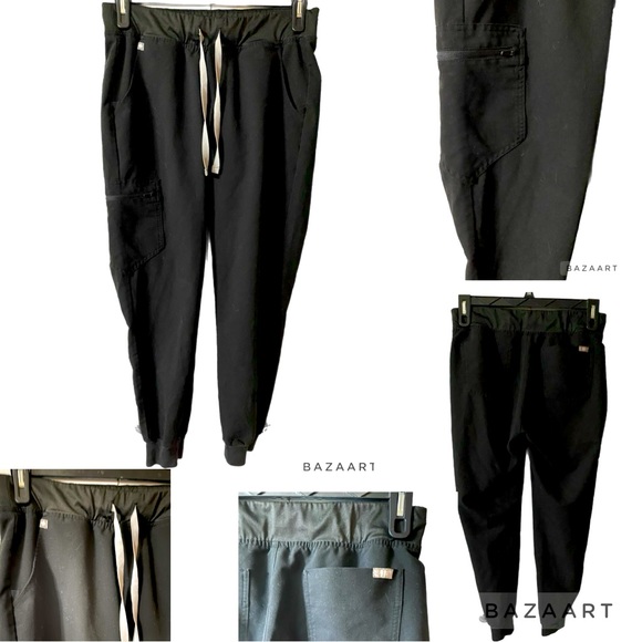 Figs Pants - EUC Figs Technical Collection Zamora Joggers,Scrub Pants. Black. Sz M.